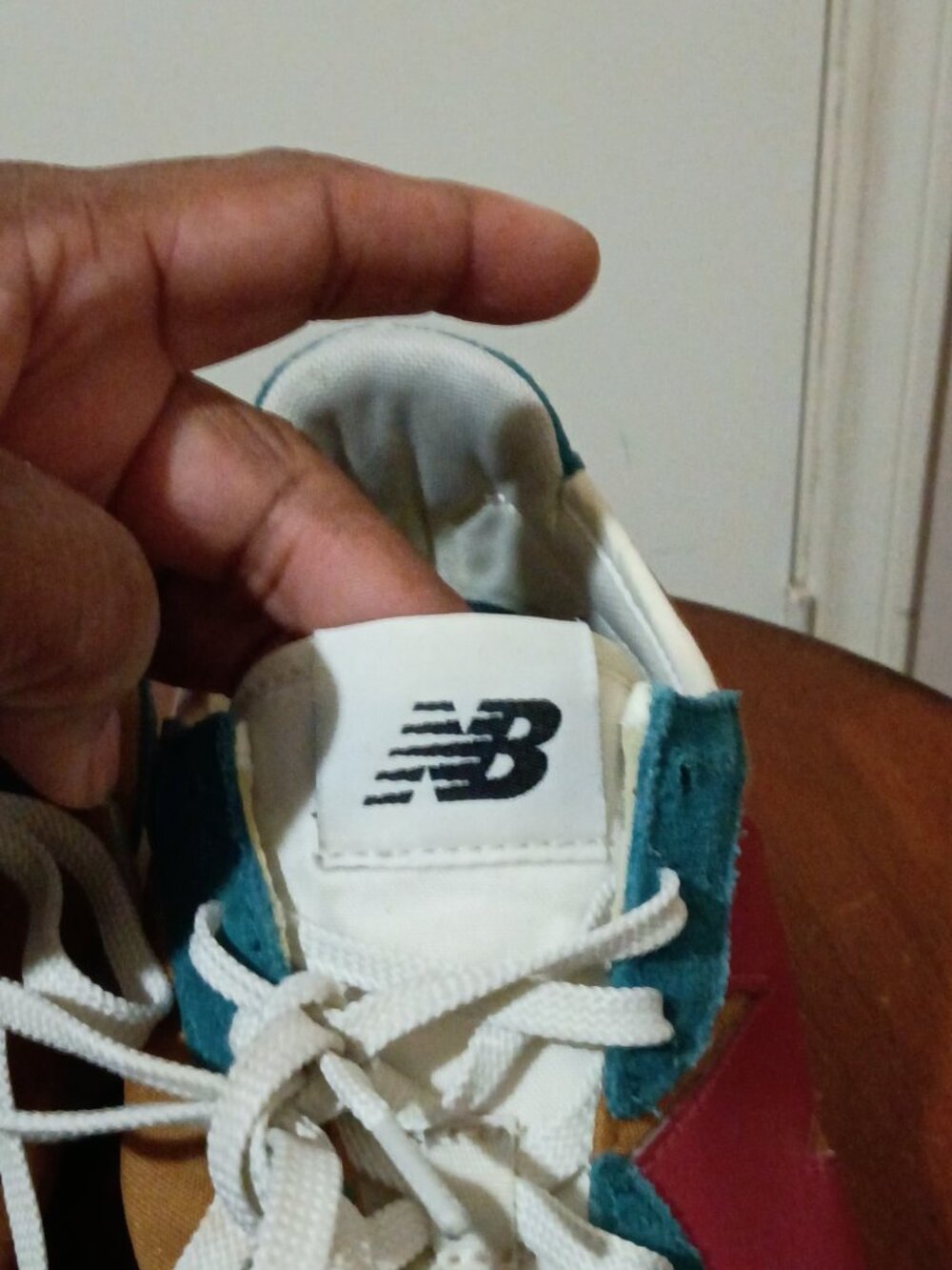 New Balance 327 Womens Size 11 Comfort Lifestyle Sneaker Mountain Teal Workwear - Picture 5 of 13